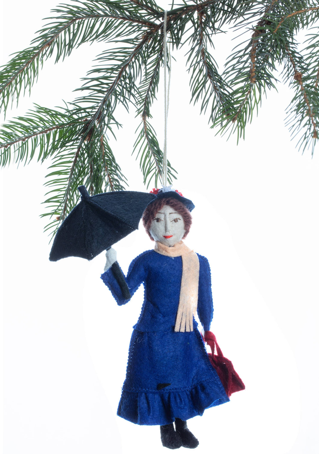 Mary Poppins Handmade Felt Ornament