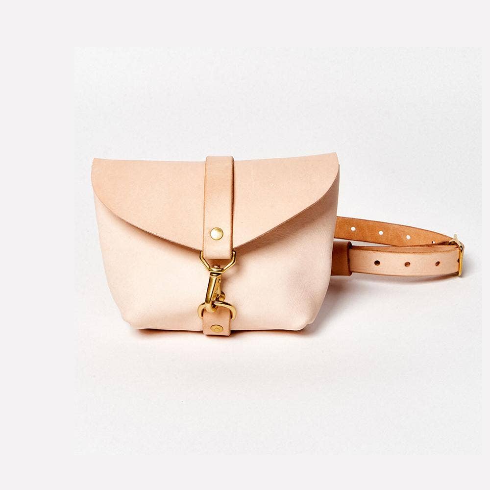 Sand Leather Fanny Pack