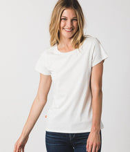 Load image into Gallery viewer, Women&#39;s White Fitted Crew
