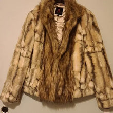 Load image into Gallery viewer, Adrienne Landau Tan Faux Fur NWT Coat - Medium
