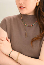 Load image into Gallery viewer, Rainbow Emperor Stone Necklace
