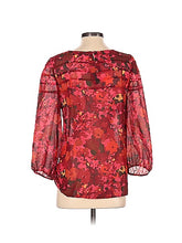 Load image into Gallery viewer, Thrifted LOFT Red Floral Top - Small
