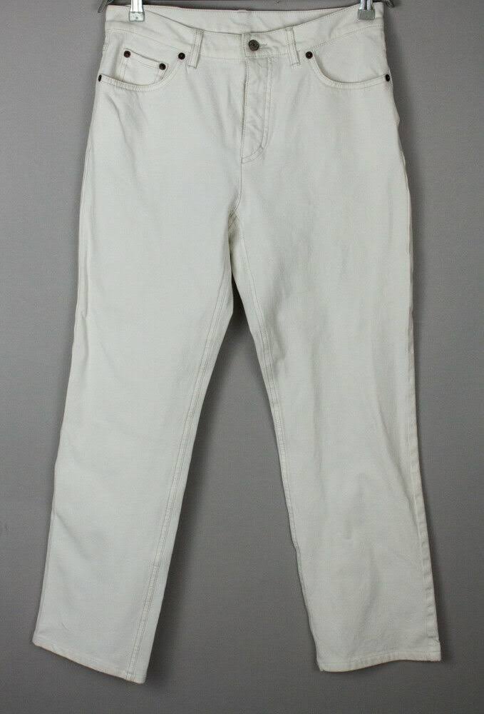 Bogner White Straight Leg Jeans - Size 10