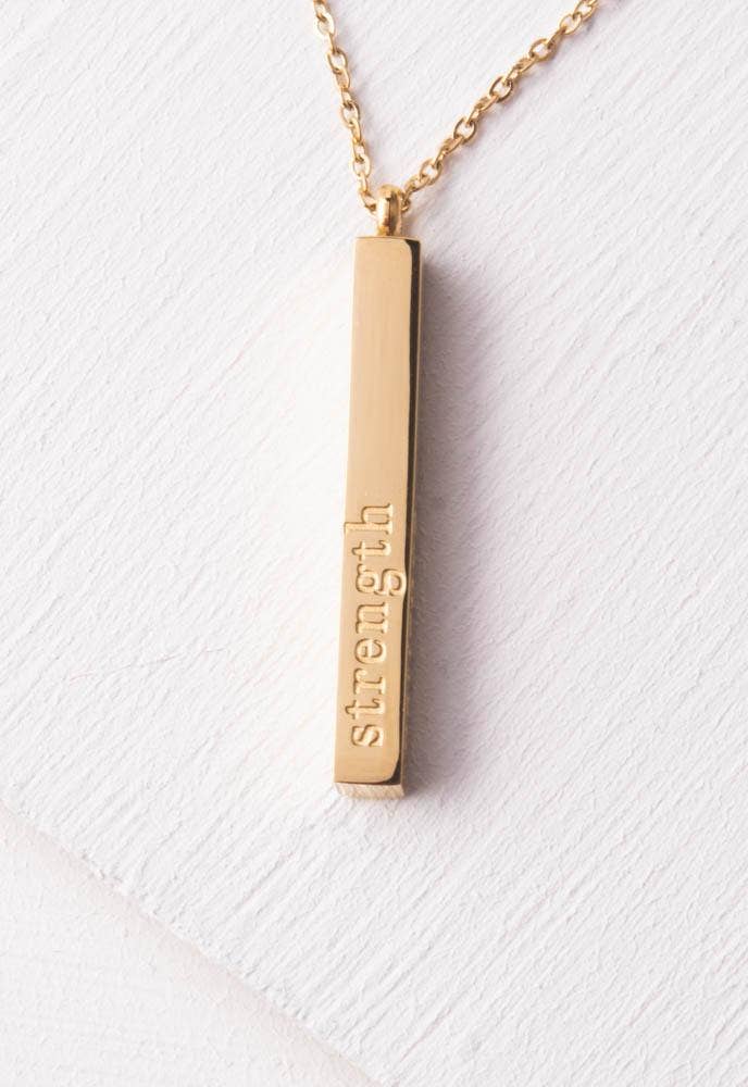 Fruit of The Spirit Bar Necklace