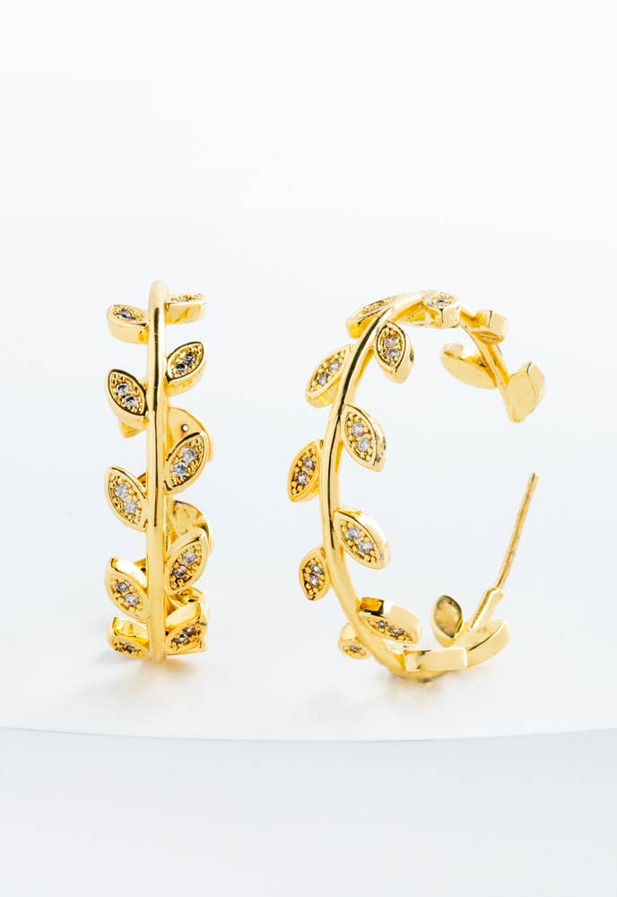 Golden Garland Hoops