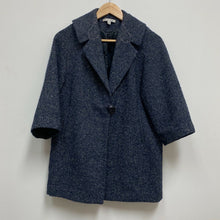 Load image into Gallery viewer, Cabi Navy Tweed Jacket - XS

