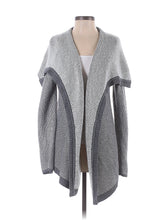 Load image into Gallery viewer, Ann Taylor Chunky Grey and White Cardigan - Large
