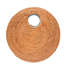 Load image into Gallery viewer, Lucy Rattan Circle Bag
