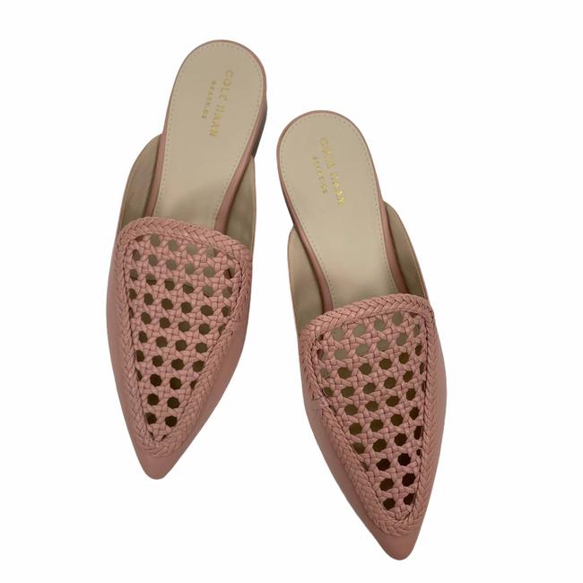 Cole Haan Pink Leather Pointed Toe Mule- 9.5