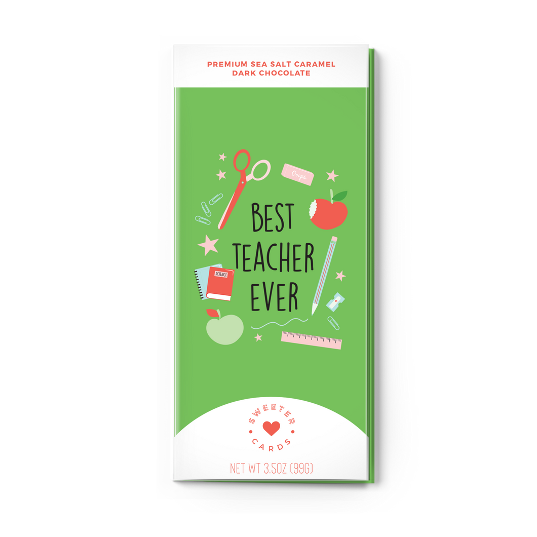 Teacher Appreciation Card with Chocolate