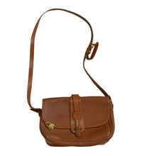 Load image into Gallery viewer, Vintage Leather Dooney and Bourke Saddle Crossbody Purse
