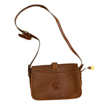 Load image into Gallery viewer, Vintage Leather Dooney and Bourke Saddle Crossbody Purse
