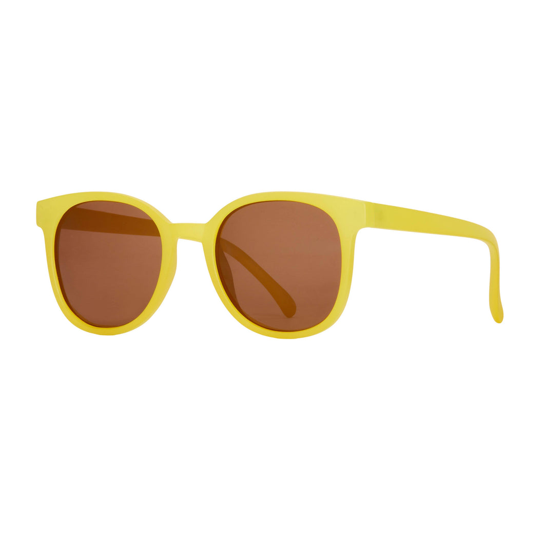 Andi Round Sunglasses - Lemon Yellow