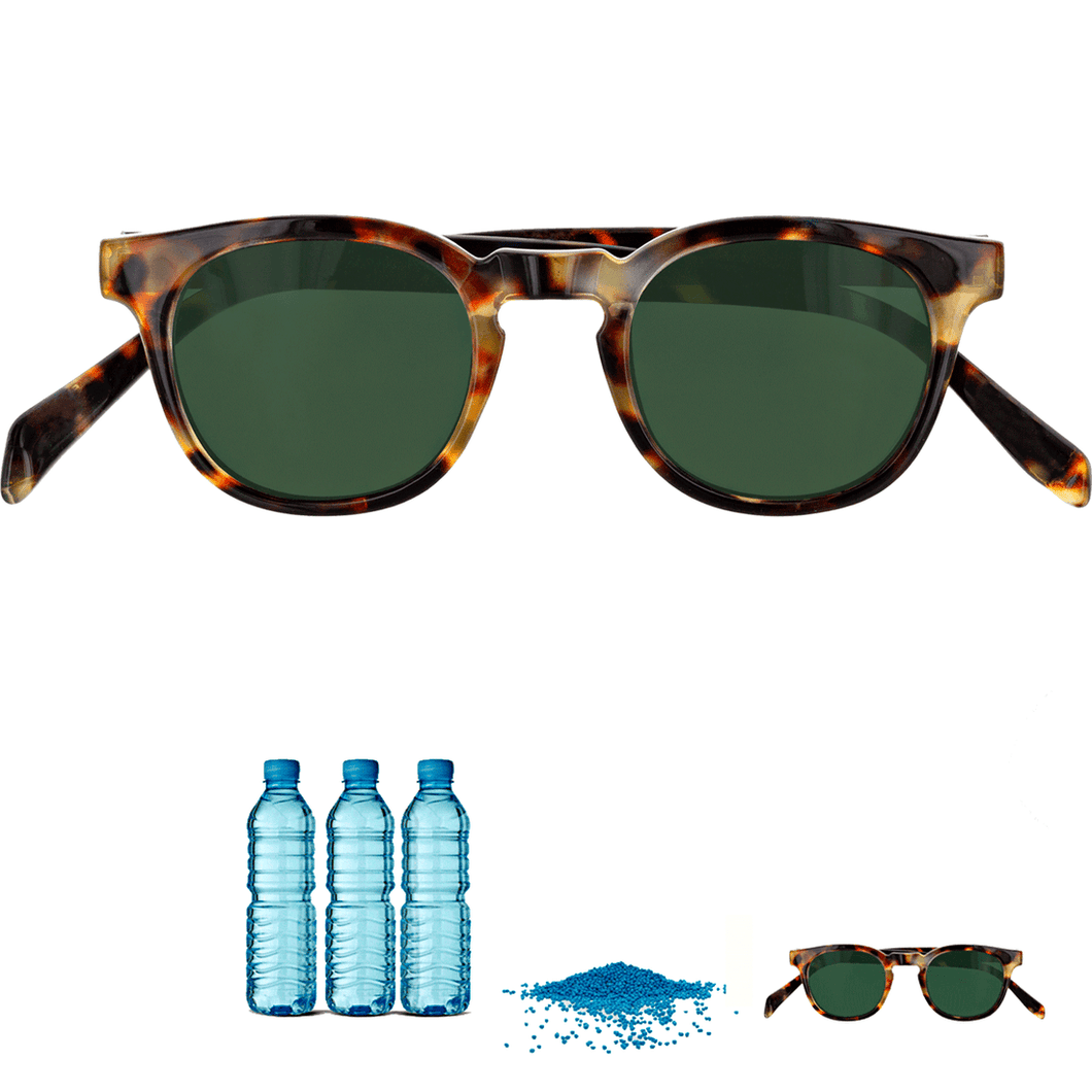 Recycled Plastic Sunglasses- Tortoise