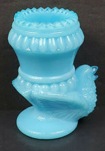 Load image into Gallery viewer, Degenhart Glass Turquoise Bird Toothpick Holder
