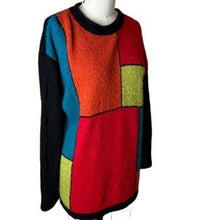 Load image into Gallery viewer, Vintage Designer Originals Studio Color Block Sweater- L
