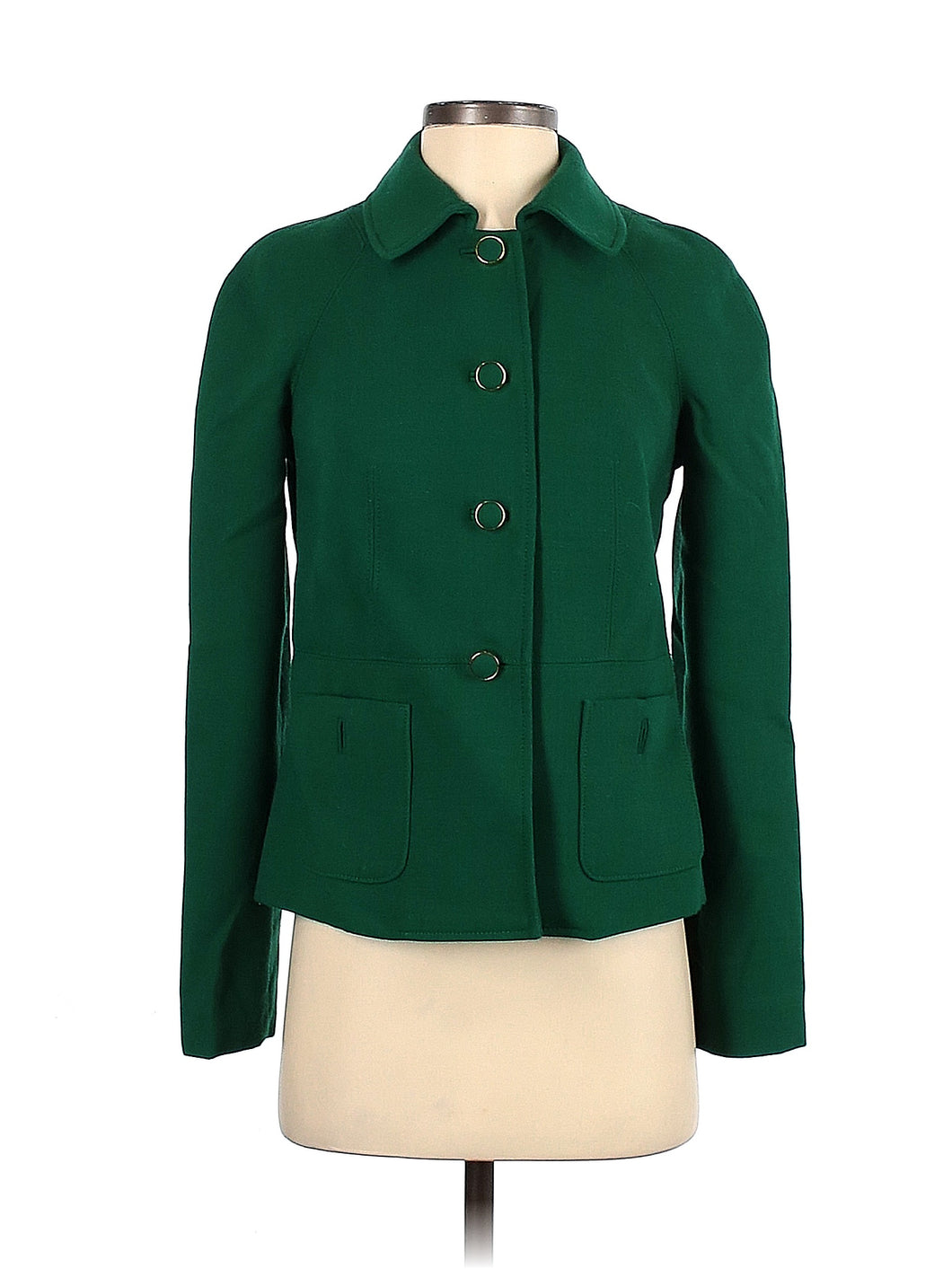 Talbots Emerald Green Jacket - Size 4P