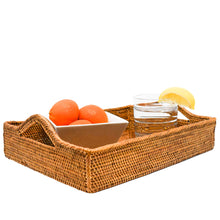 Load image into Gallery viewer, Rattan Tray with Handles
