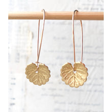 Load image into Gallery viewer, Dangle Lily Pad Earrings
