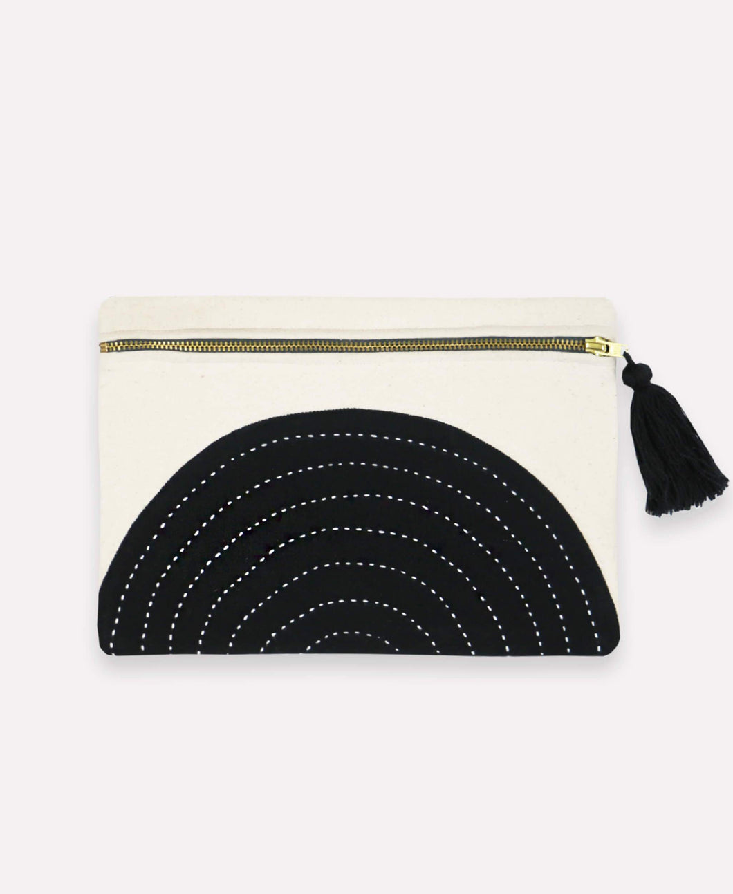 Eclipse Pouch Clutch - Charcoal