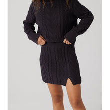 Load image into Gallery viewer, Black Lizzy Sweater Skirt
