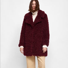 Load image into Gallery viewer, Zara Burgundy Snuggle Jacket - Small
