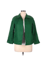 Load image into Gallery viewer, Green Linen Jacket - Small
