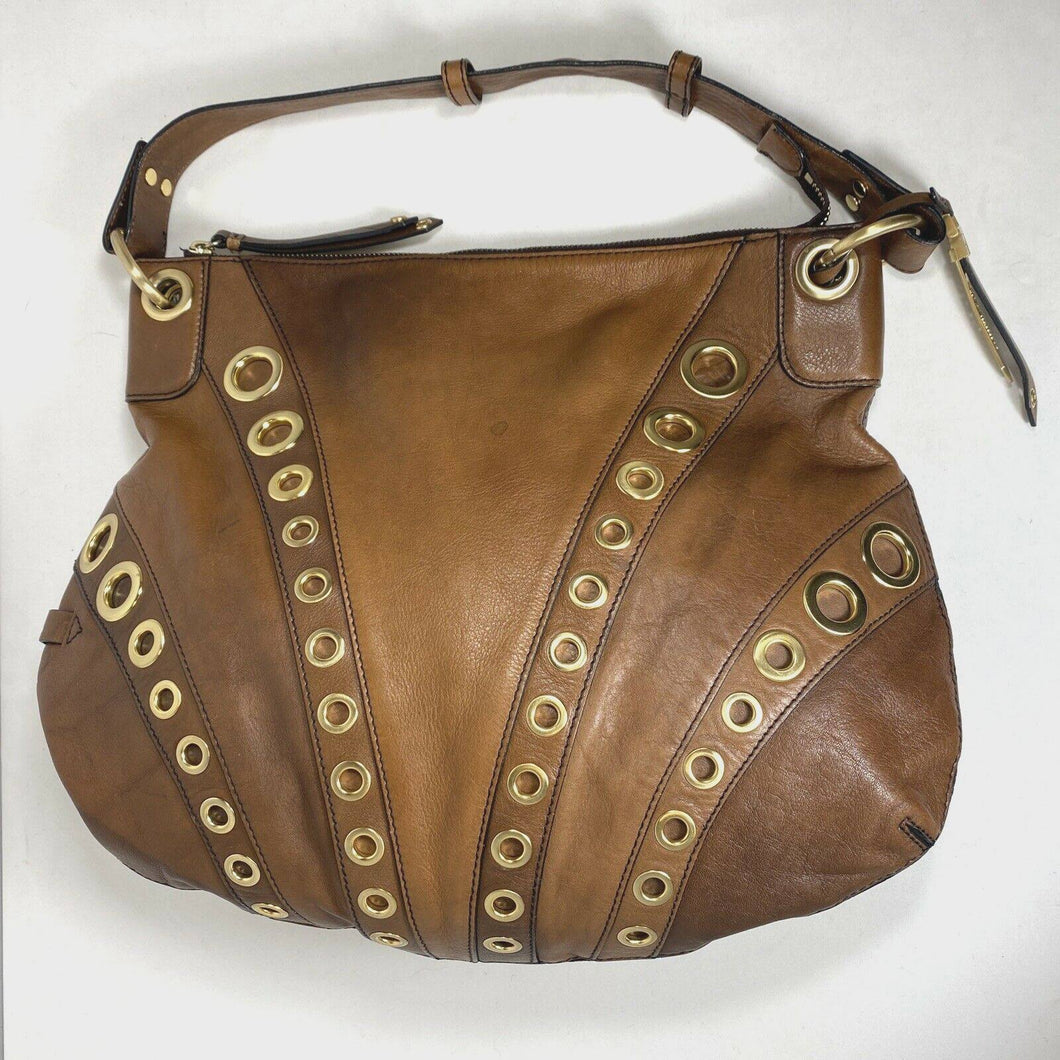 Cole Haan Brown Hobo with Grommets