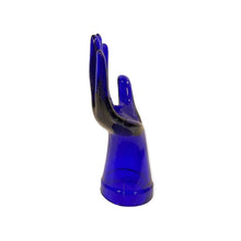 Load image into Gallery viewer, Vintage Cobalt Blue Glass Hand

