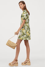 Load image into Gallery viewer, Linen Lemons Button Down Dress - XS
