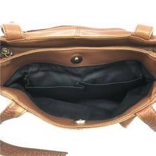 Load image into Gallery viewer, HOBO Brown Leather Bag w/ Outside Pockets
