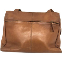 Load image into Gallery viewer, HOBO Brown Leather Bag w/ Outside Pockets
