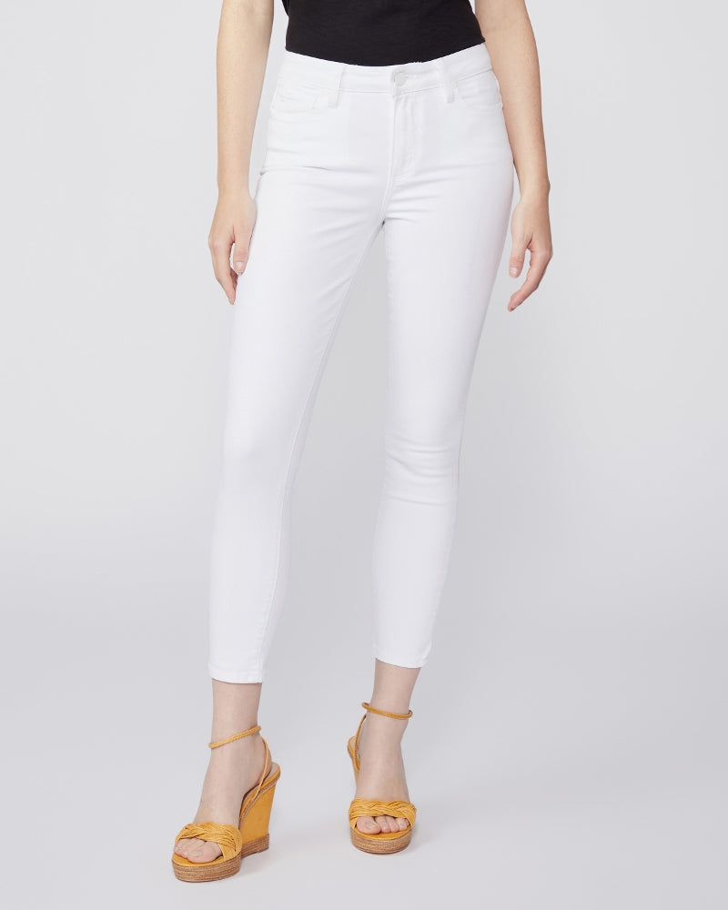 Paige White Hoxton Crop Jeans - Size 26