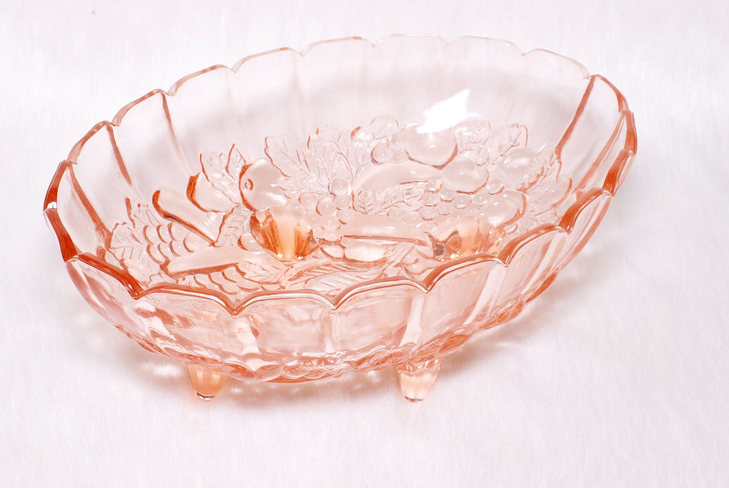 Vintage Pink Indiana Glass Large Bowl