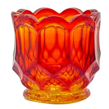 Load image into Gallery viewer, L.E. Smith Dominion Flame Amberina Toothpick Holder
