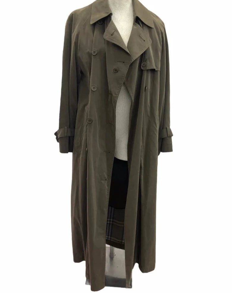 Vintage 90s Brown Burberry Trench Coat