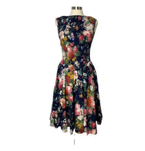 Load image into Gallery viewer, E.D. Michaels Vintage Smoked Floral Dress-9/10
