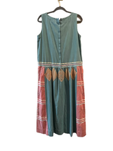 Load image into Gallery viewer, Vintage Josefa Blue &amp; Pink Sleeveless Dress
