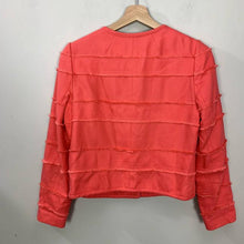 Load image into Gallery viewer, J. Crew Coral Fringe Jacket - 0
