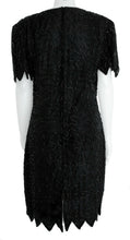 Load image into Gallery viewer, Vintage Black Beaded Laurence Kozan Dress - M
