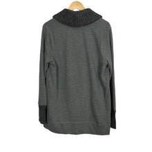 Load image into Gallery viewer, LOFT Grey Shawl Collar Sweater - L
