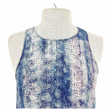 Load image into Gallery viewer, Rory Beca Silk Racerback Snake Print Dress - Large
