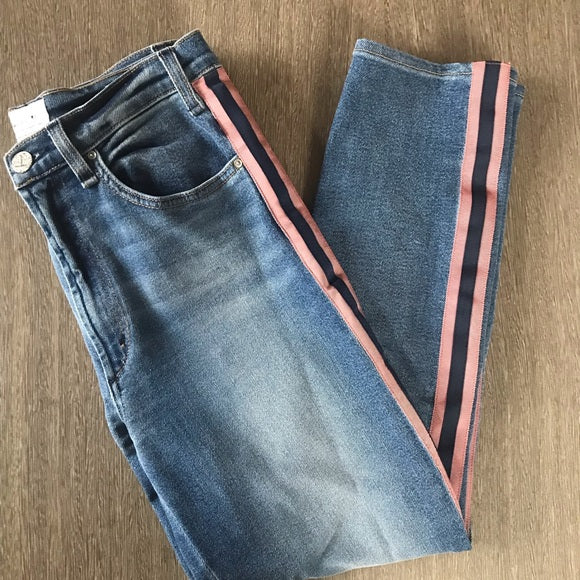 McGuire Grograin Stripe Jeans- 28