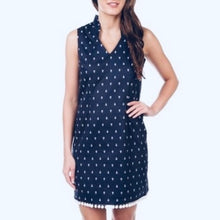 Load image into Gallery viewer, Chetta B Anchors Navy Dress - 8
