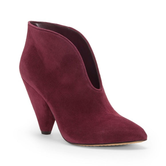 Vince Camuto Burgundy Booties - Size 9