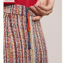 Load image into Gallery viewer, Maeve Multi Colored Tweed Pencil Skirt- 10
