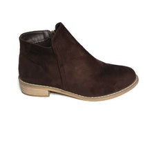 Load image into Gallery viewer, Seven7 Brown Suede Booties- 9
