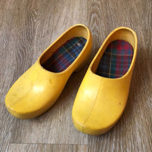 Load image into Gallery viewer, Yellow Rubber Dutch Gardening Clogs -5.5

