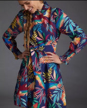 Load image into Gallery viewer, Anthropologie Farm Rio Aves Mini Parrot Dress- M
