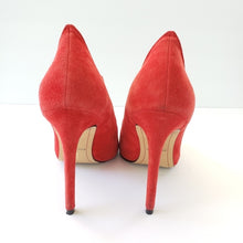 Load image into Gallery viewer, Dolce Vita Red Suede Heels - Size 6
